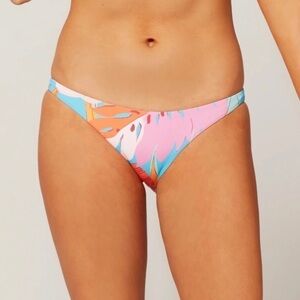 L Space Camacho Palm Bikini Bottom NWOT